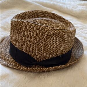Nordstrom Brown Fedora with Black Band